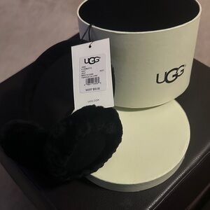 UGG Classic Black Earmuffs